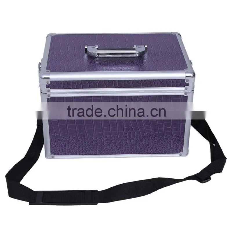 Trolley Cosmetic Case, pro Vanity Beauty Storage Suitcase