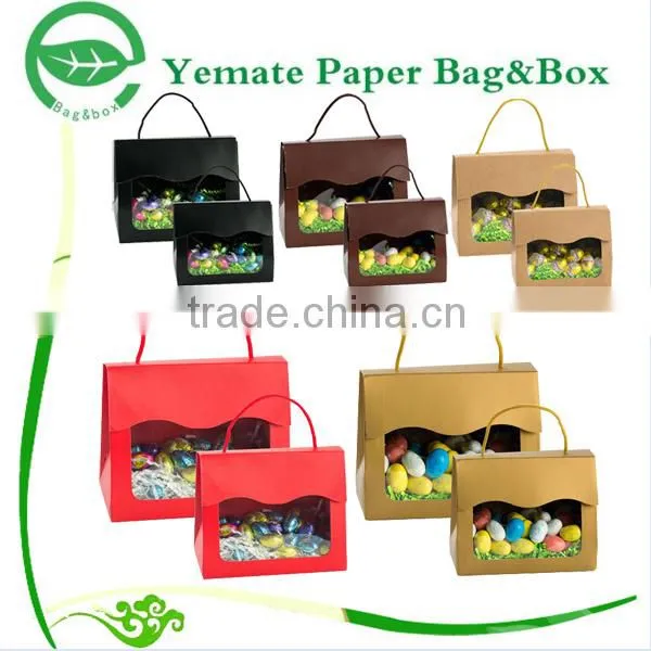 cardboard toy carry box with handle, custom printed toy carry box, suitcase carry box for children toy packaging