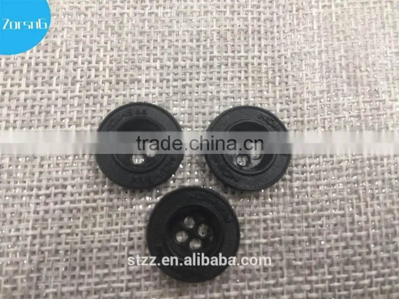 Fashion design gold 2 holes sewing button for shirts