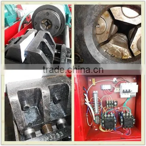 Rebar automatic pipe threading machine