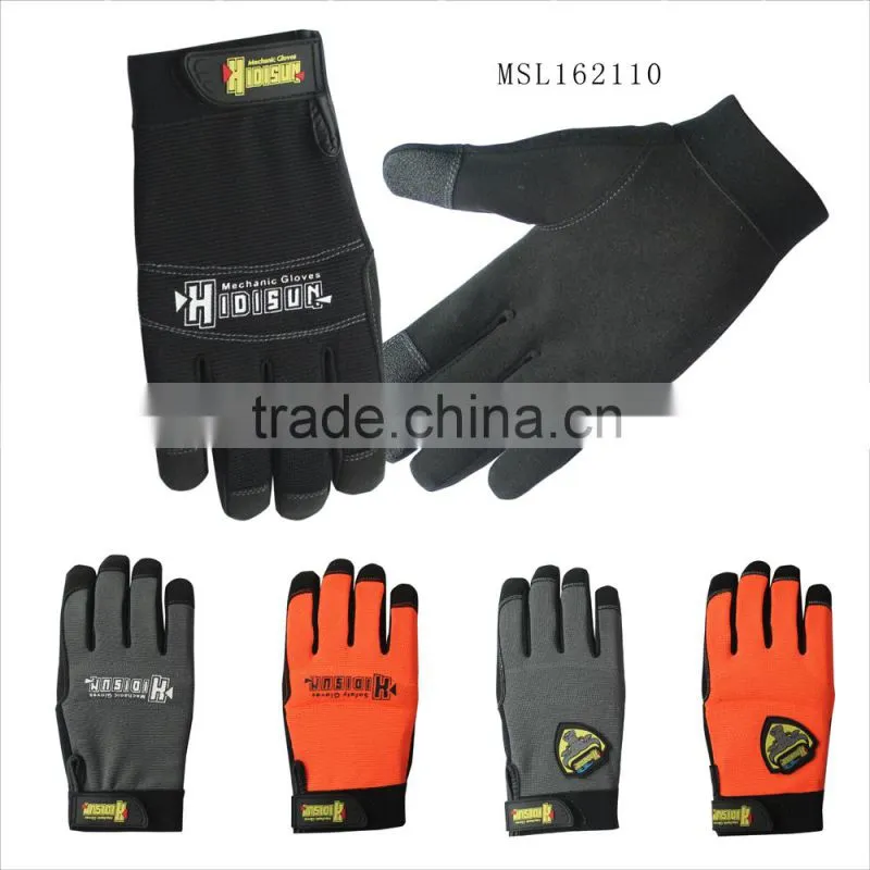 wear-resistant fashion real biker gloves