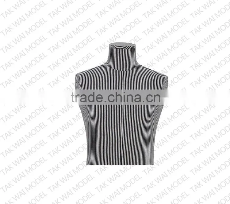 High quality mle upper half body model fiberglass display mannequins