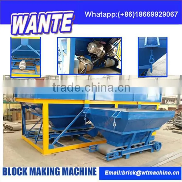 WANTE MACHINERY QT10-15 russia compressed earth brick block machine