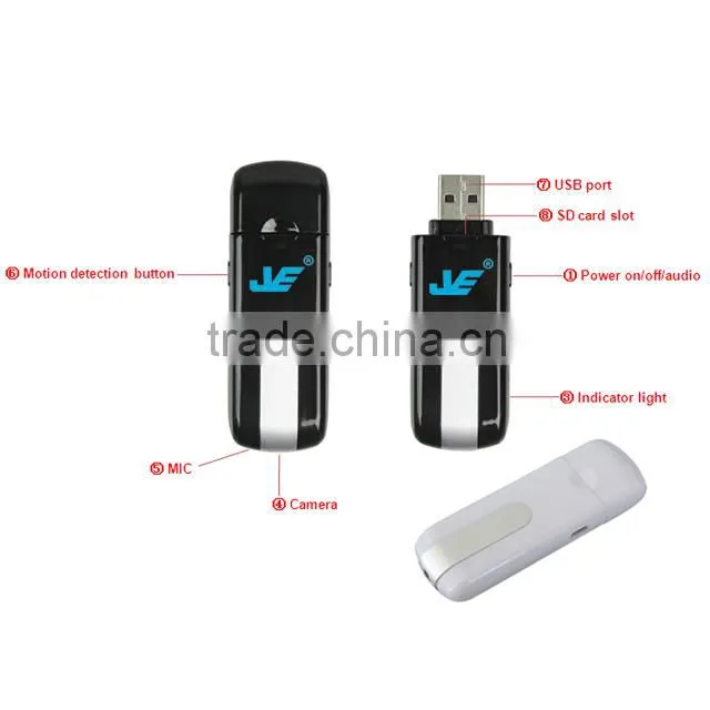 Motion Detection Mini USB Flash Drive Hidden Video Recorder camera JVE-3333
