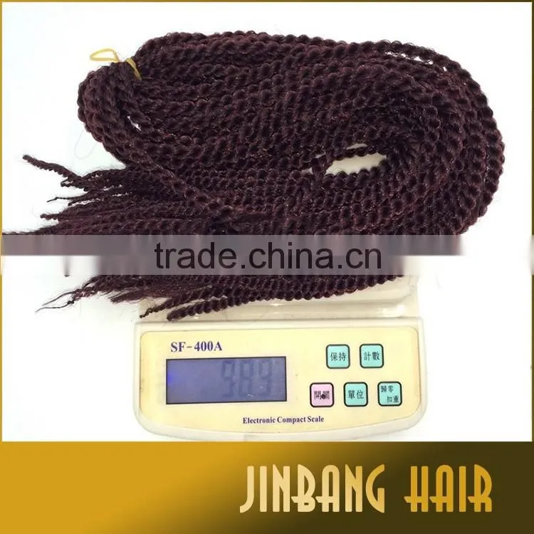 Afro Kinky Braids Synthetic Braiding Hair Senegalese Twist Hair Crochet Braid Hair Extensions