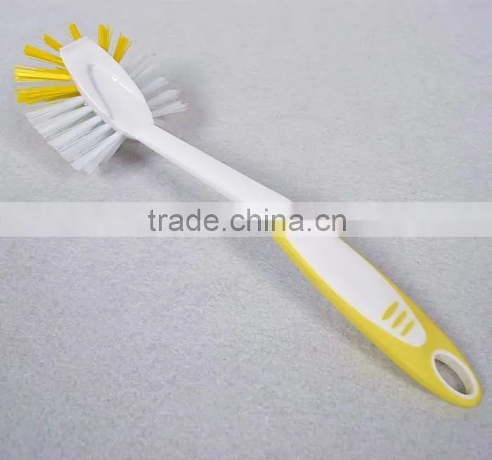 Colourful Plastic Handle Household PP Hair Cleaning Dish Brush