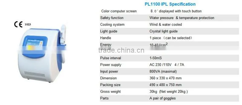 Hot Selling IPL Machine for hair remove