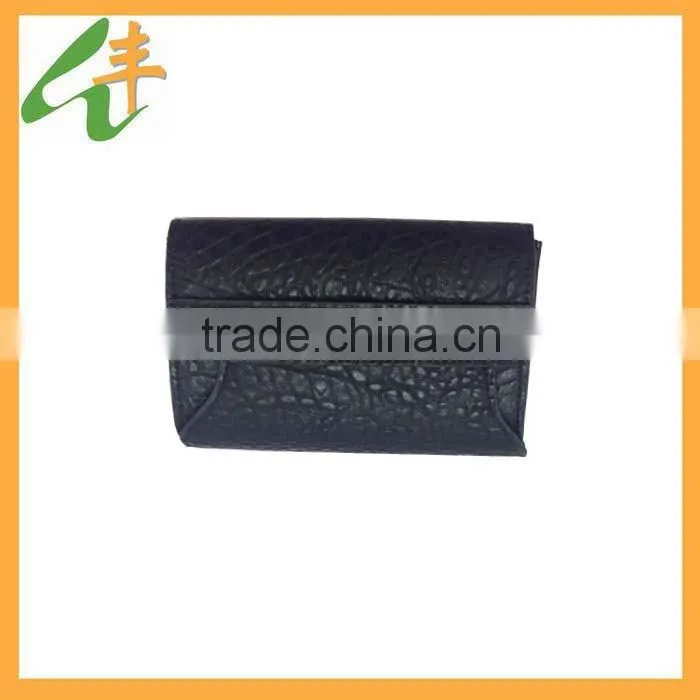 Simple design leather wallet for men with RFID