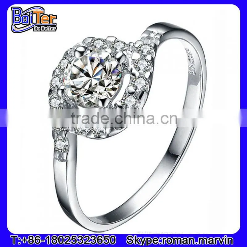 High Polished Stainless Steel Gold Enamel Ring With The Enamel