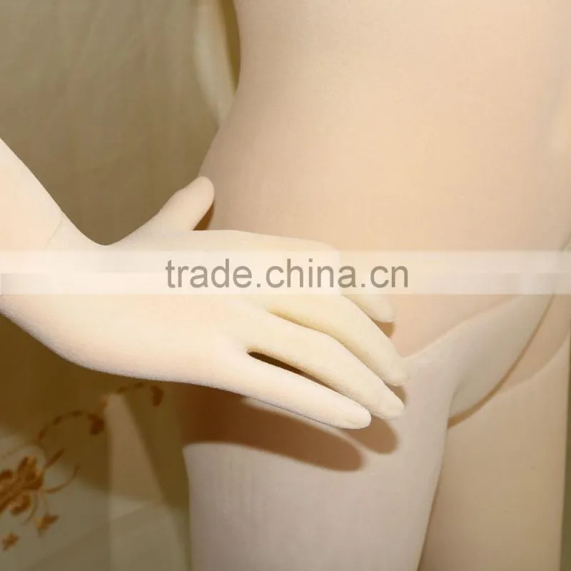 Sexy velvet covered full body plastic female mannequins