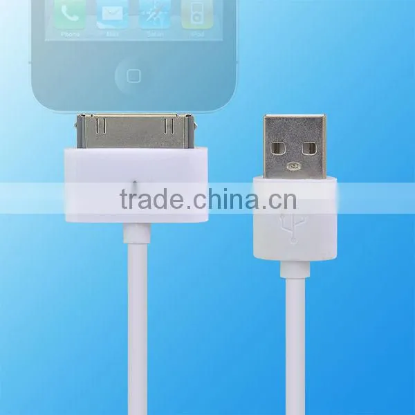 2a white color power electrical cable for iPhone