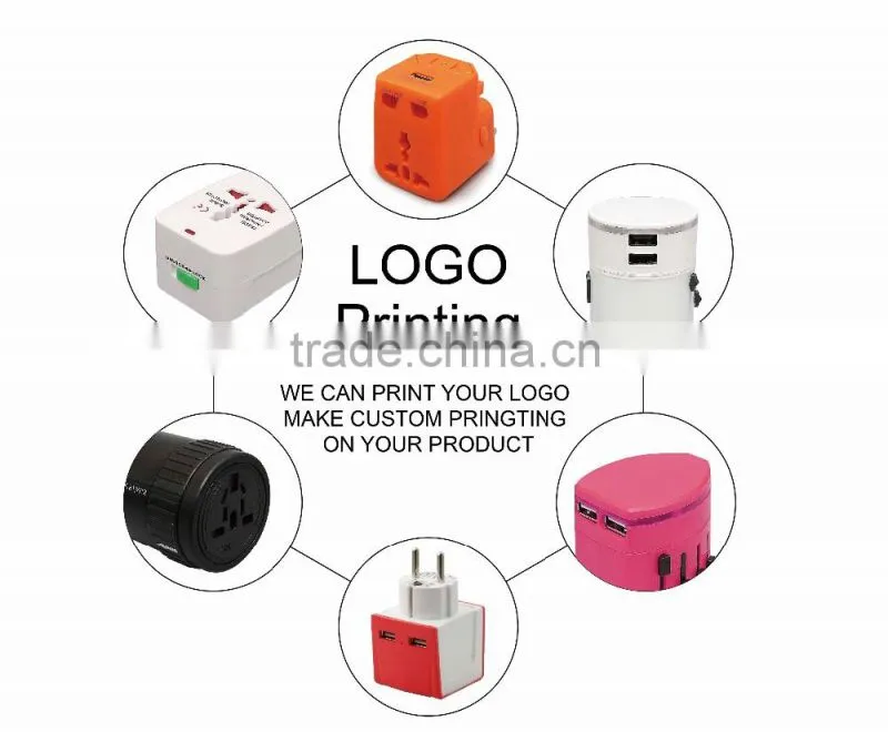 Wholesale UK Chargers Promotional Gifts International World Travel Plug