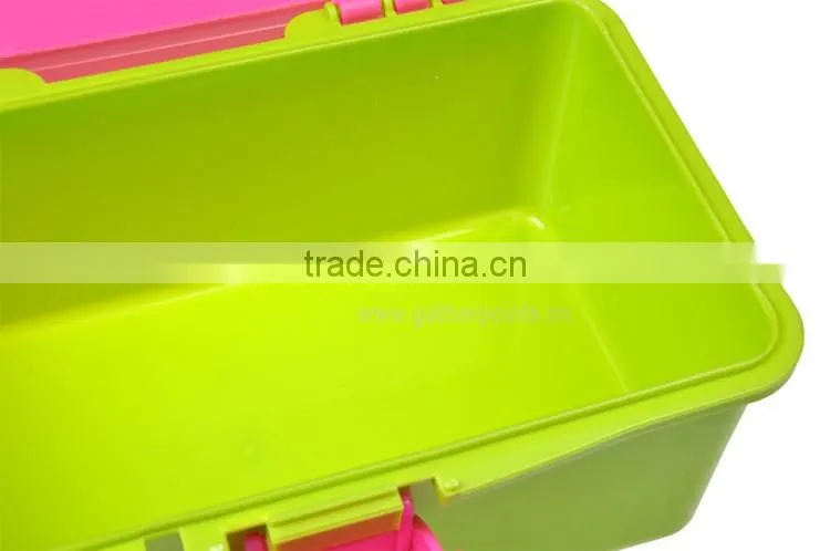 Color Empty Plastic First Aid Box