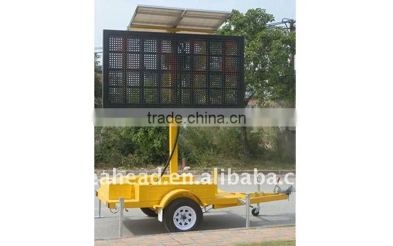Portable outdoor P20 LED Sign Screen Trailer