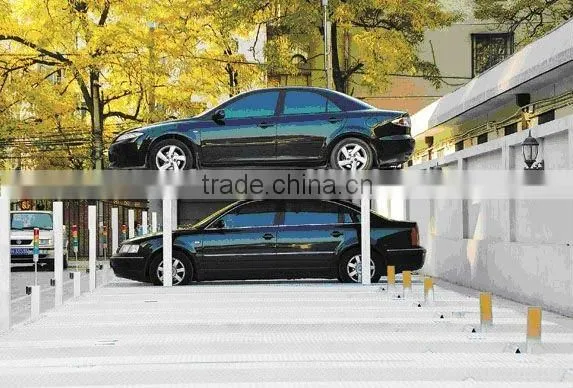 3 car space set vertical parking system