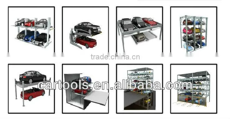 underground steel structure car parking garage