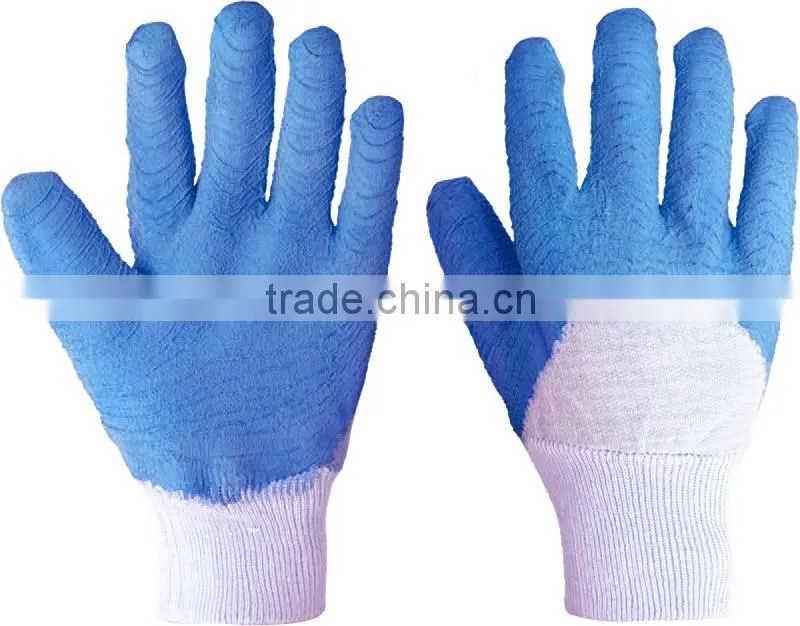 Latex coated gloves