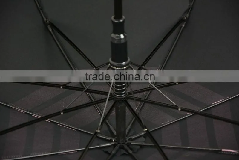 Manufacturer wholesale customized wave edge straight umbrella for lady