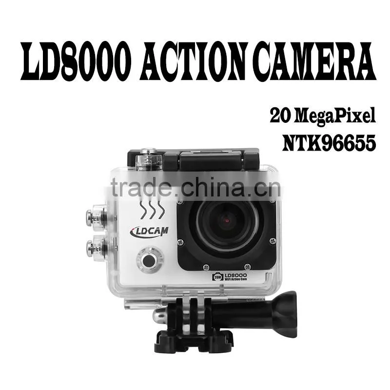 FHD1080P WIFI action camera 2.0inch display 20Megapixel action camera