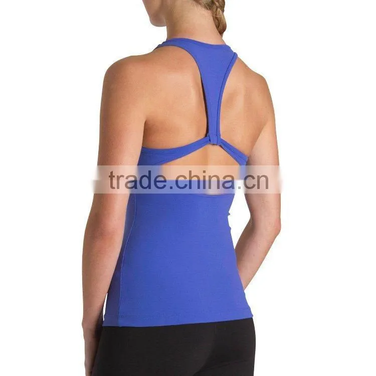 86% nylon 14% spandex yoga wear, dancing wear, womens tank top