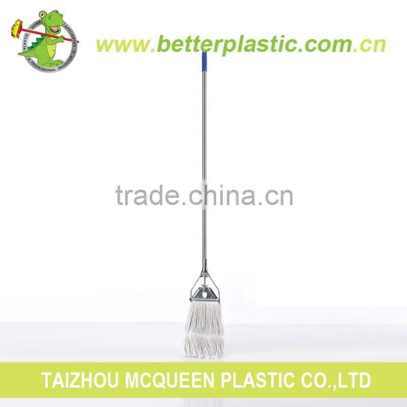 manufacturer durable stainless steel handle cotton polyester mop cotton cleaning mop floor cotton mop