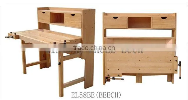 Pine jewelry table cabinet