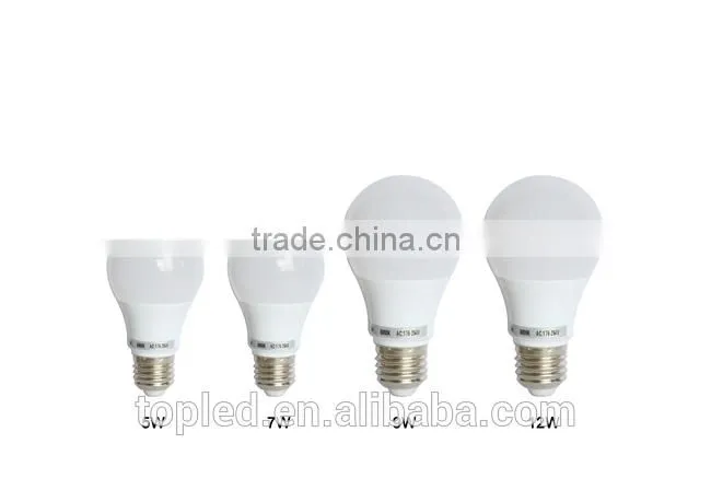 Hot Sale Energy Saving White Color E27 LED Bulb 7W