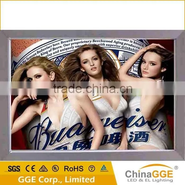Wholesale led signs shadow box with diffuse white laser engraving sheet