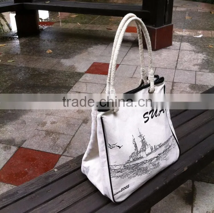 High quality cotton korean tote bag