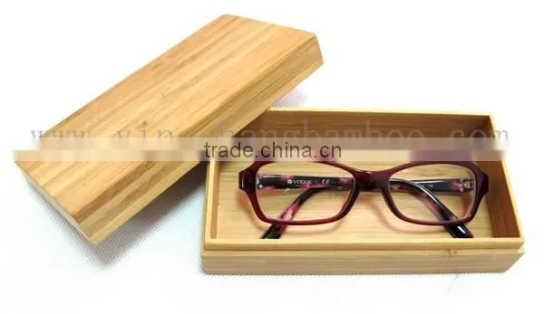 Bamboo multiple glasses multipurpose storage box