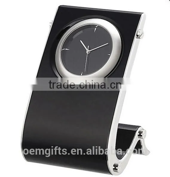 Promotion Zinc Alloy And Aluminium Alloy Designer Desk Clock