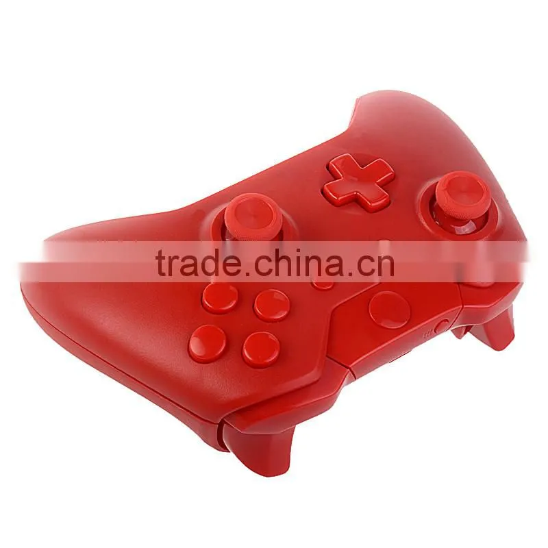 Soft touch red full set housing cover for Xbox One shell case