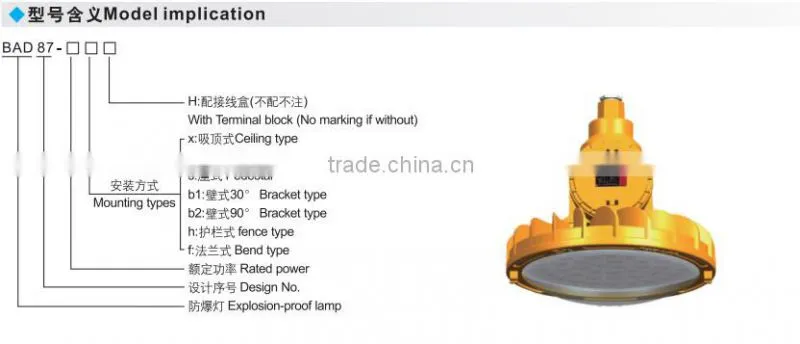 60W Explosion proof LED street lamp high quality
