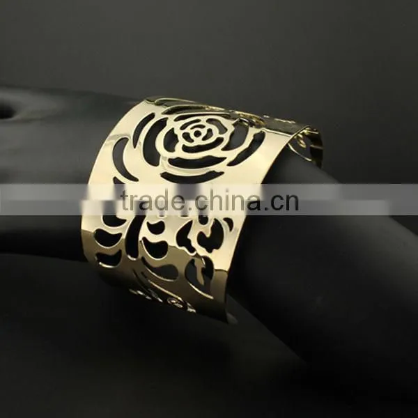 description women gold bracelet, 18k solid gold bracelet