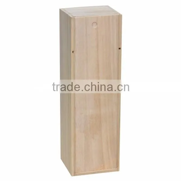 Trade assurance Ecofriendly pine wood custom wooden wine gift box for sale