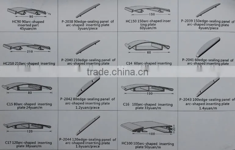 Manufacturer sign aluminum profile in China