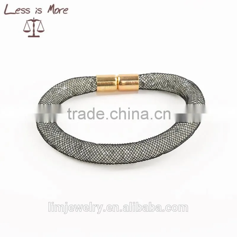 colorful magnetic bracelet with cz stone inside