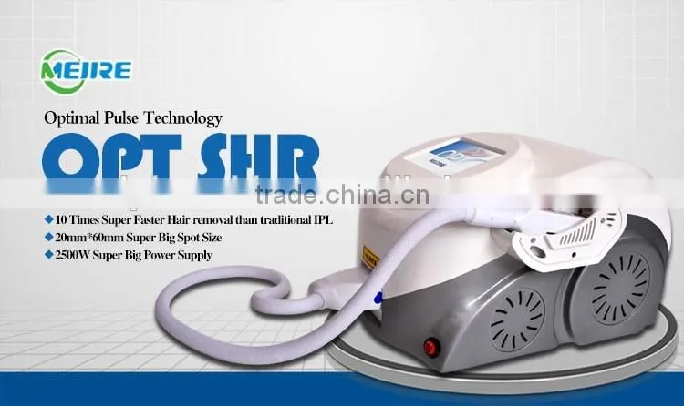 CE approval opt shr hair removal e light ipl portable