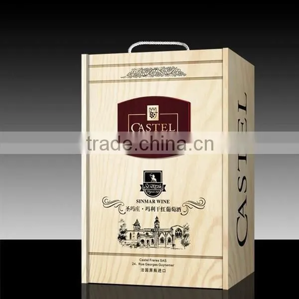 pine wood wine boxes