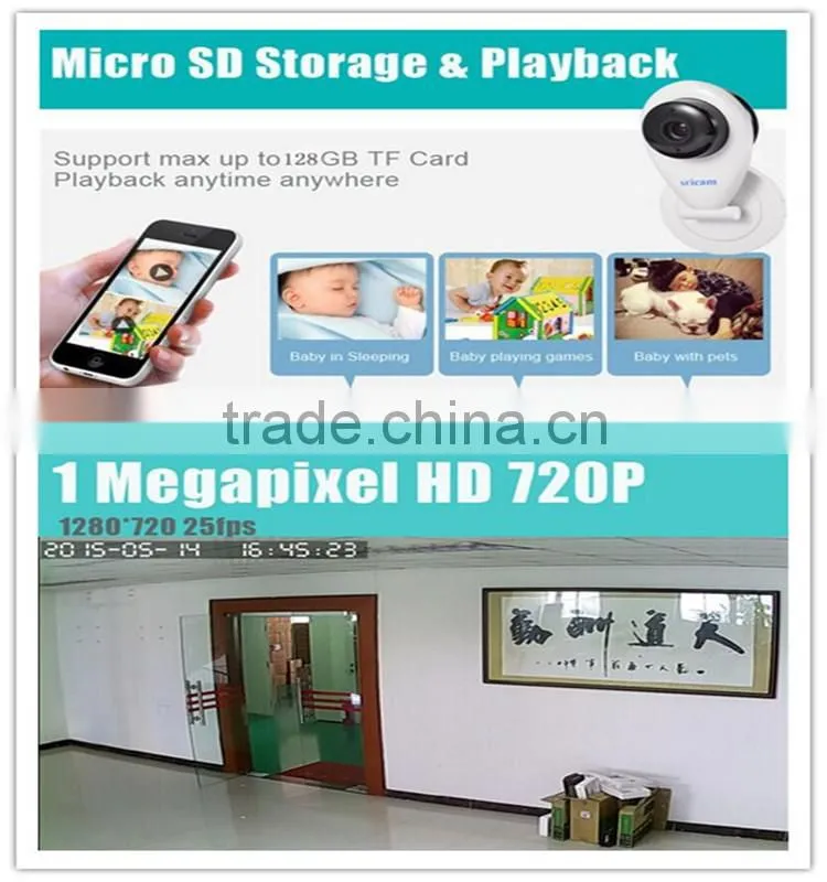 New Sricam Wireless WIFI HD 720P IP Camera SP009 ONVIF Indoor Security 8m Night Vision Wireless Security Camera Baby Monitor