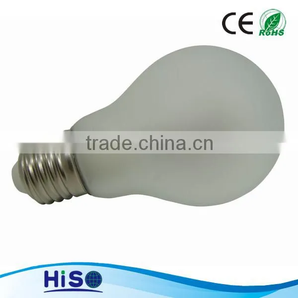 new products on china market 360 degree 5W E27 LED bulb from Hiso