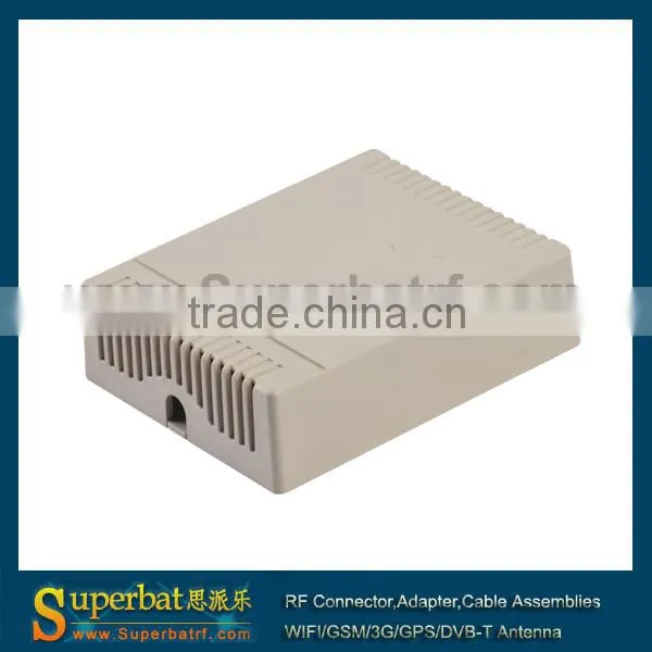 Plastic Wall-mounted electronic project box with cooling hole
