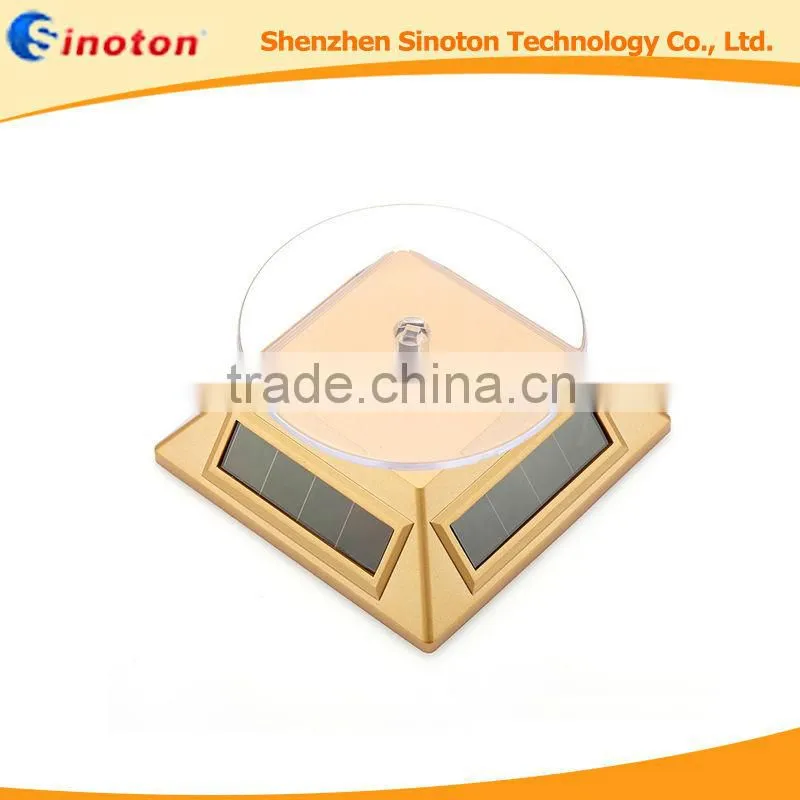 360 degree solar display stand for cell phone, jewelry, for iphone 6