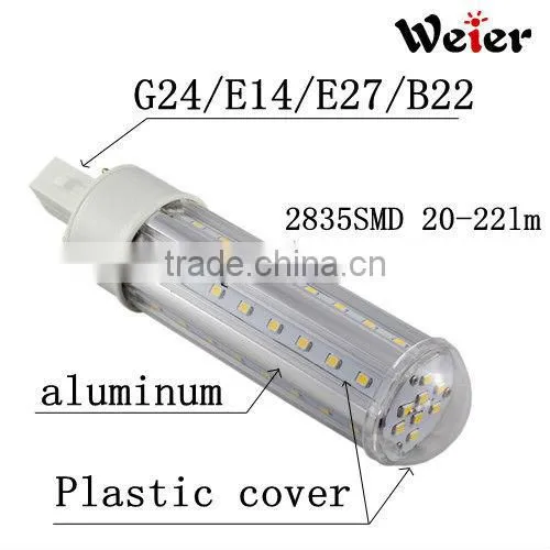 PL light 4pin/2pin g24/E27/E14 base downlight
