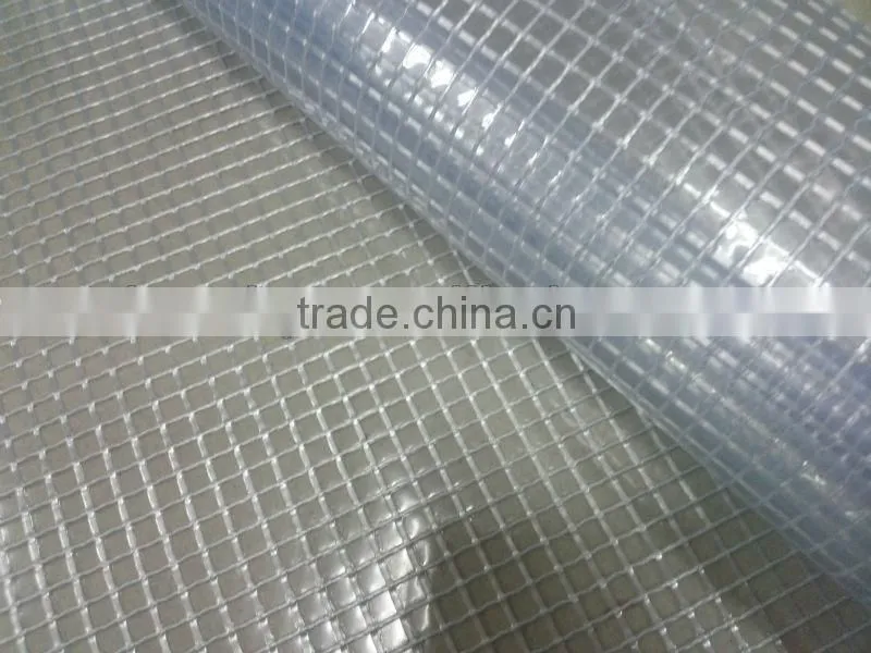 PVC transparent mesh fabric4.5*4.5