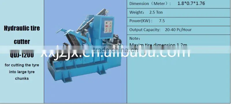 tire debeader tyre bead cutting machine tire recycling machine