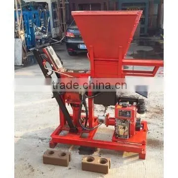 Hydraulic tyoe small clay brick making machine for sale