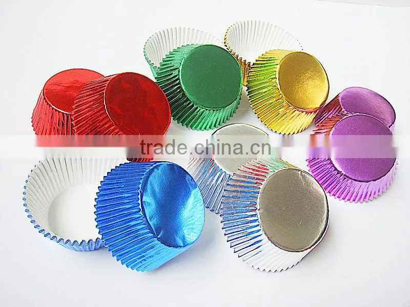 Foil muffin cake cases cup round cake tools Made in China Guangzhou