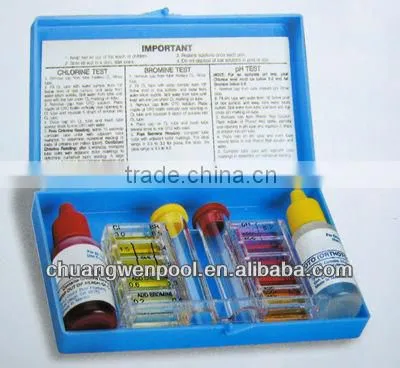 chemical test kit for swiming pool water