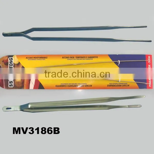 12.5-inch Stainless Steel Extra-Long Tweezer Tongs